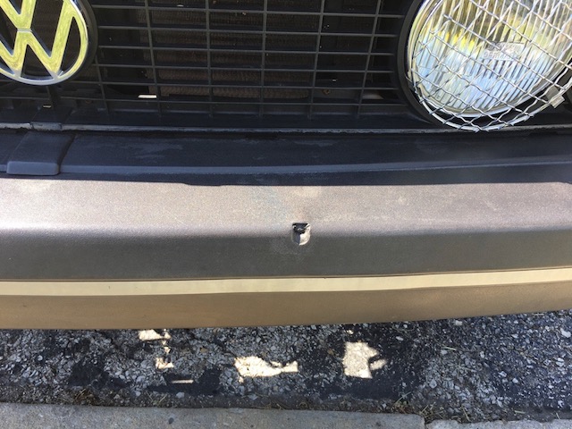 gouge in front bumper cover